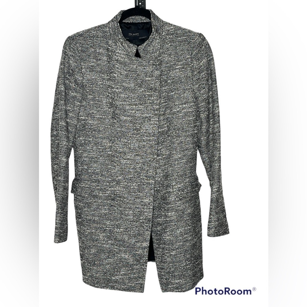 Zara Basic Lined Jacket Sz Large - image 1